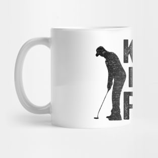 Kiss My Putt Funny Golfing Mug